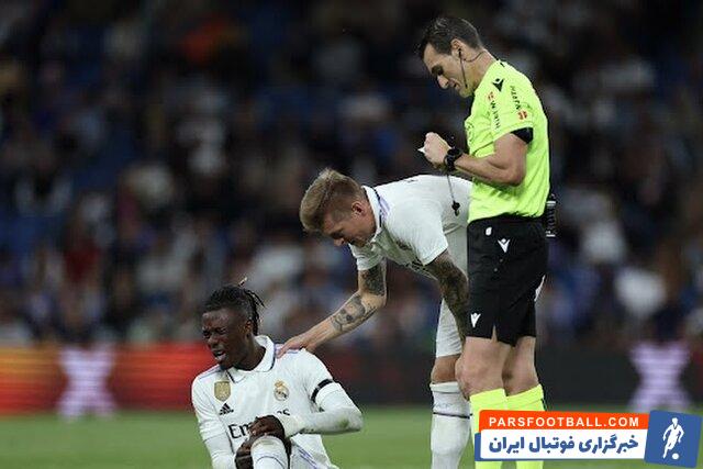 کاماوینگا ؛ دوری شش هفته ای کاماوینگا از میادین به دلیل مصدومیت