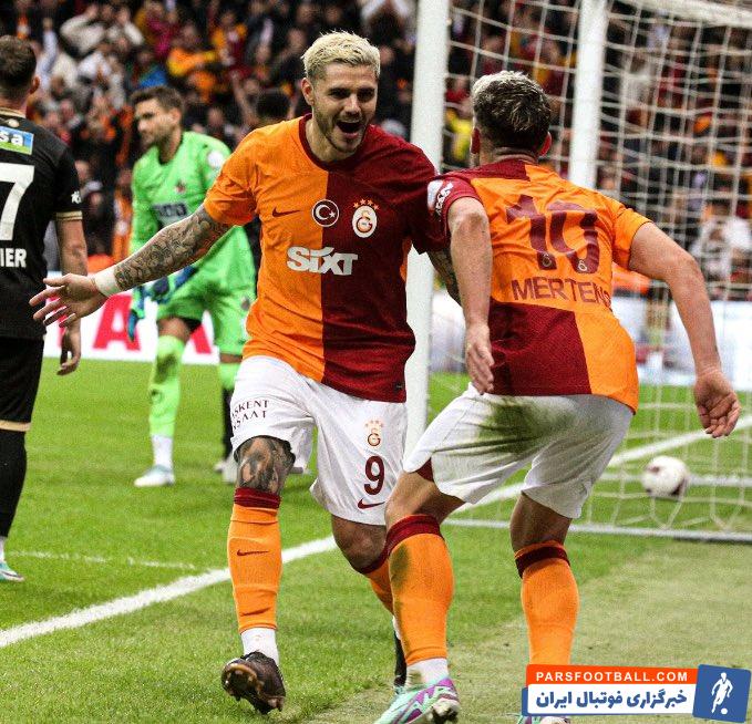 ایکاردی ؛ خوشحالی های بعد از گل ایکاردی در گالاتاسرای