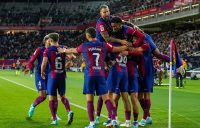 بارسلونا ؛ تقابل بارسلونا در هشت دیدار پیش رویش با شش تیم در نیمه بالای جدول لالیگا