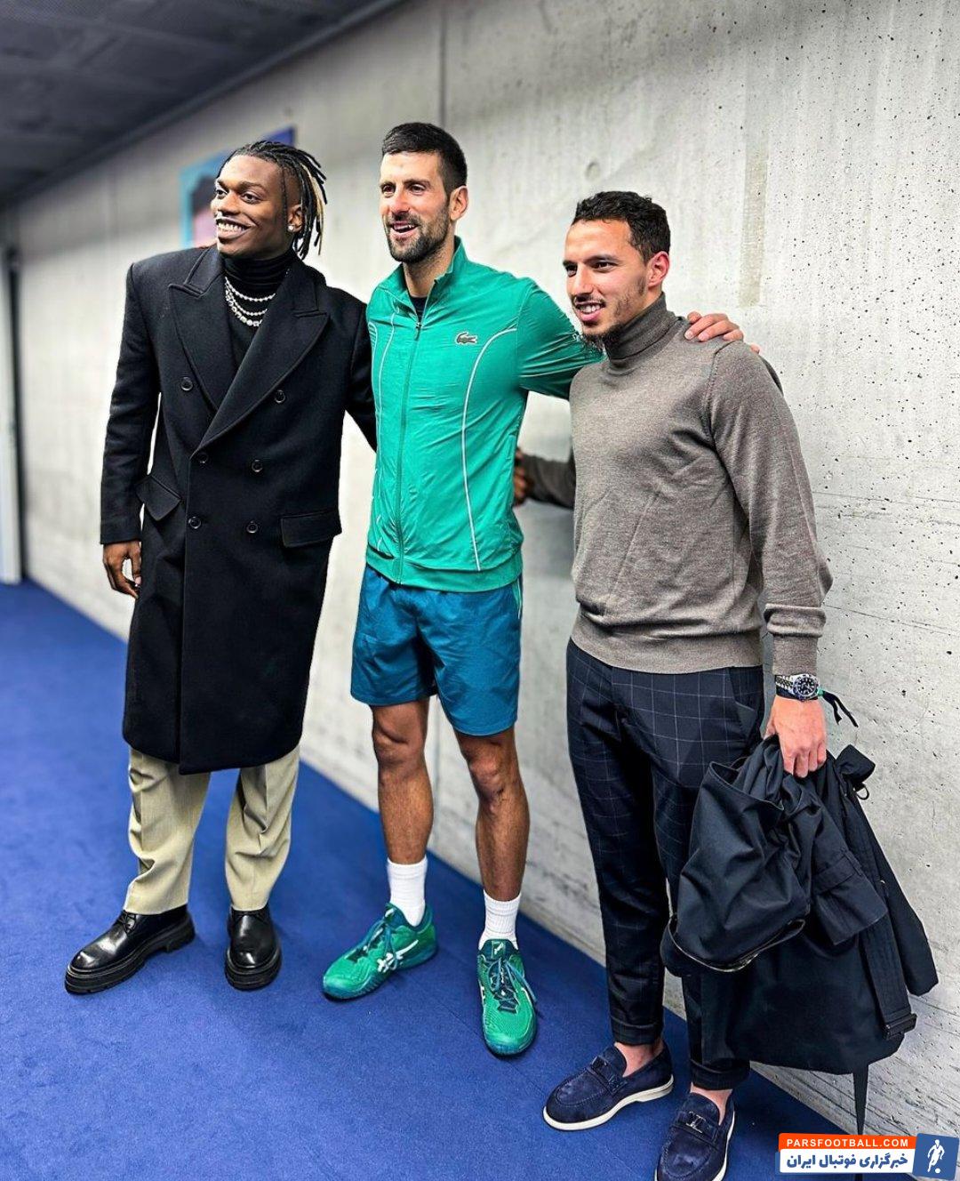 جوکوویچ ؛ رافائل لیائو و اسماعیل بن ناصر در کنار نواک جوکوویچ