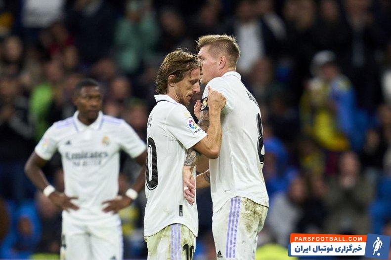 رئال مادرید ؛ احتمال بالای حضور مودریچ و کروس در ترکیب ثابت رئال برابر کادیز