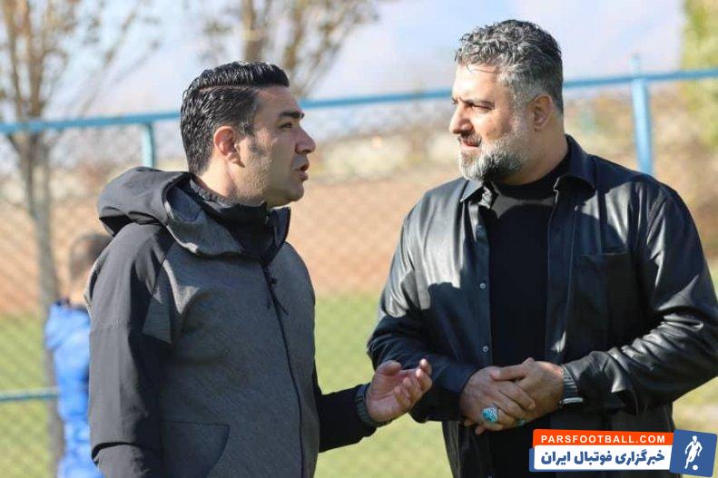 استقلال ؛ خوش و بش ابراهیم اشکش با نکونام 