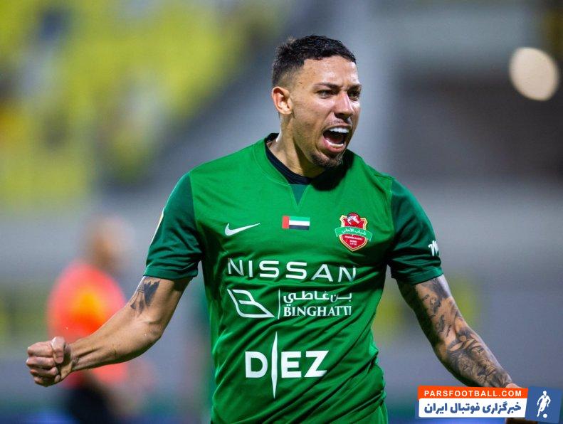 کلباء ؛ باخت سه بر یک اتحاد کلباء برابر شباب الاهلی در لیگ امارات در هفت دقیقه 