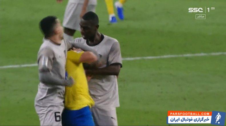 النصر ؛ درگیری بین بازیکنان الدحیل و النصر در لیگ قهرمانان آسیا 