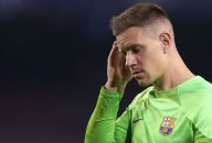 تراشتگن ؛ مصدومیت تراشتگن چالش جدی برای ژاوی و بارسلونا