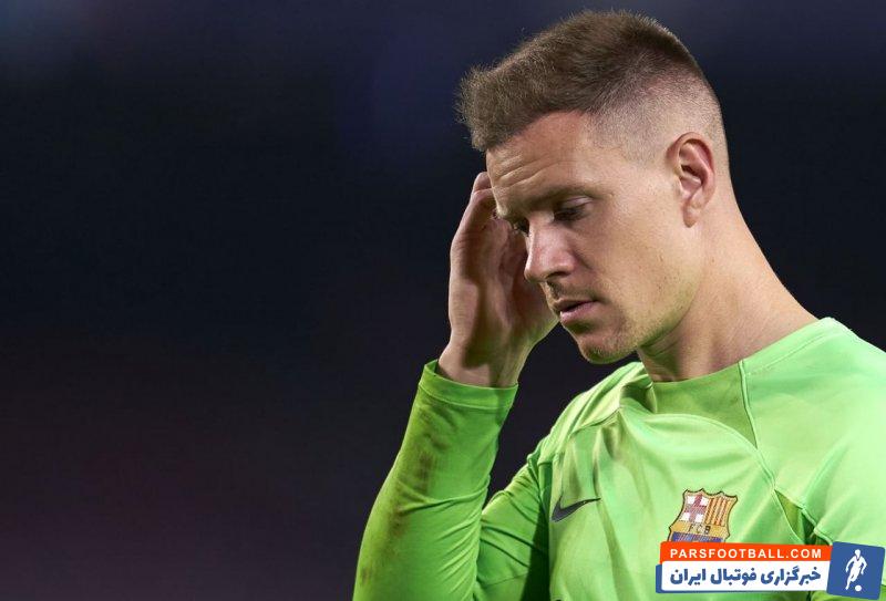 تراشتگن ؛ مصدومیت تراشتگن چالش جدی برای ژاوی و بارسلونا