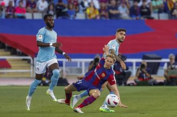 فرانکی ؛ حضور فرانکی دی یونگ بعد از دو ماه مصدومیت در ترکیب ثابت بارسا