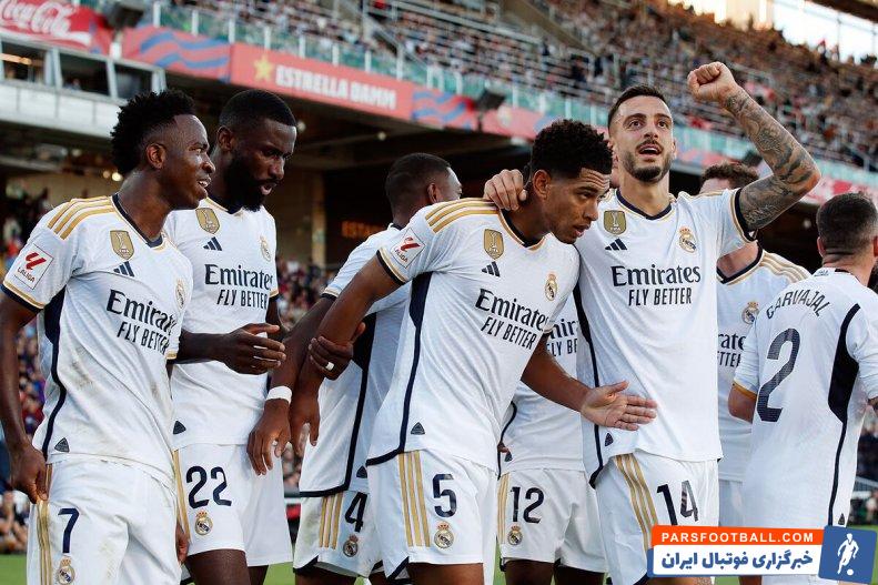 رئال مادرید ؛ صدرنشینی رئال مادرید در لالیگا با احتساب بازی برابر 5 تیم اول رده بندی