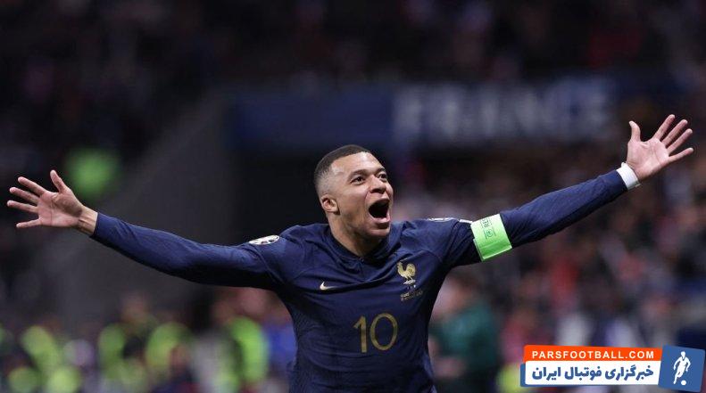 فرانسه ؛ رسیدن امباپه به جایگاه سومین گلزن برتر تاریخ فرانسه