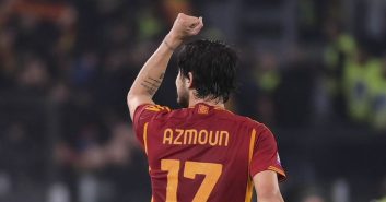 آزمون ؛ سردار آزمون در کنار حسام عوار در تمرین رم