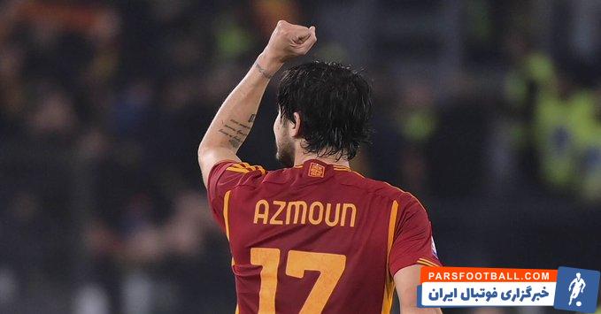 آزمون ؛ سردار آزمون در کنار حسام عوار در تمرین رم