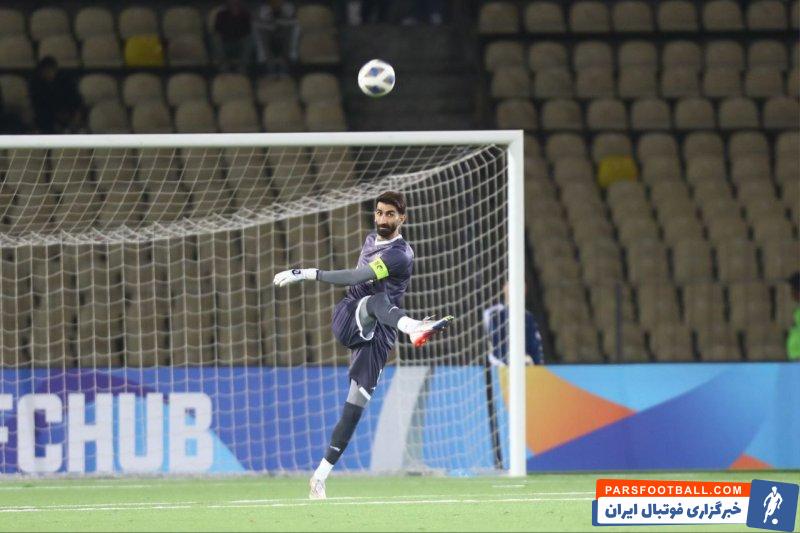 سبای ؛ گلزنی سنین سبای مهاجم استقلال تاجیستان به بیرانوند