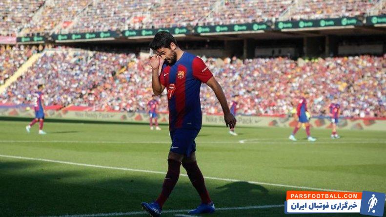 بارسلونا ؛ تعداد بالای بازی های گوندوگان و ترس بارسلونا از مصدومیت این ستاره