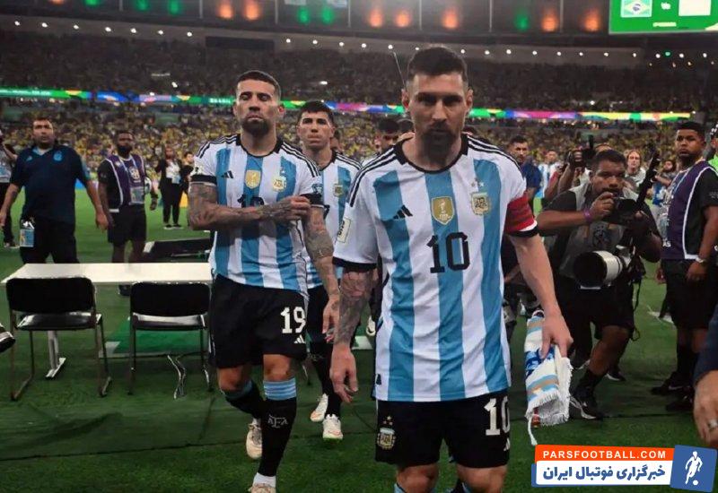 آرژانتین ؛ لیونل مسی : برابر برزیل با درد بازی می کردم