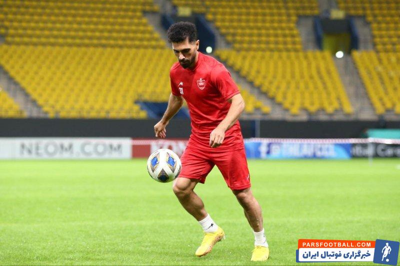 عالیشاه ؛ آمادگی صد در صدی امید عالیشاه برای بازی برابر النصر