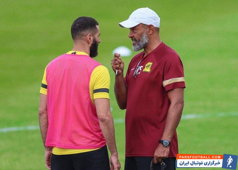 بنزما ؛ افشای مکالمه جنجالی کریم بزنما با نونو سانتو پس از باخت الاتحاد