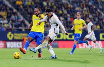 رئال مادرید ؛ گلزنی بلینگام برای رئال مادرید برابر کادیز پس از بازگشت از مصدومیت