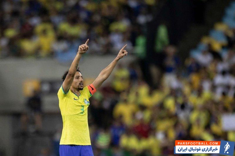 برزیل ؛ دوری 10 روزه مارکینیوش از ترکیب پاری سن ژرمن به دلیل مصدومیت