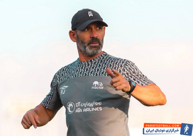 خمس ؛ پاکو خمس با چهره جدی و پر انگیزه در تمرین تراکتور