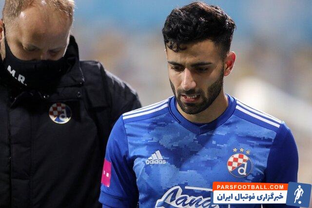 محرمی ؛ باخت یک بر صفر دیناموزاگرب در دیدار برابر ویکتوریا پلژن