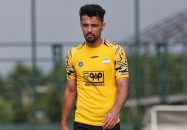 نورافکن ؛ ادامه تمرینات فردی امید نورافکن در عربستان