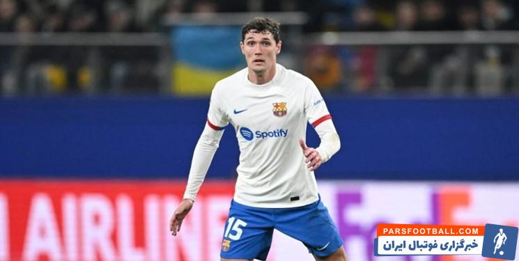 بارسلونا ؛ تمایل بارسلونا برای تمدید قرارداد آندریاس کریستنسن