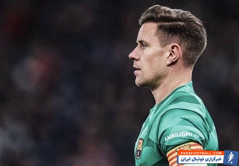 تراشتگن ؛ دوری یکماهه تراشتگن از ترکیب بارسلونا به دلیل مصدومیت