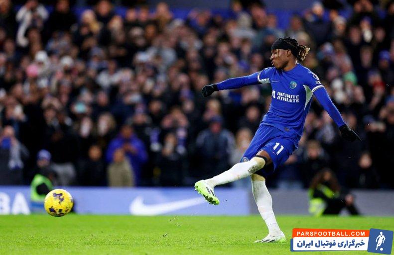 چلسی ؛ نونی مادوئکه برای چلی برابر پالاس پنالتی گرفت و گل کرد