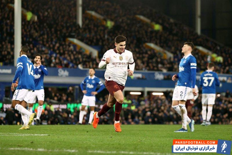 منچسترسیتی ؛ هند مدافع اورتون در محوطه جریمه زمینه ساز گل دو منچسترسیتی