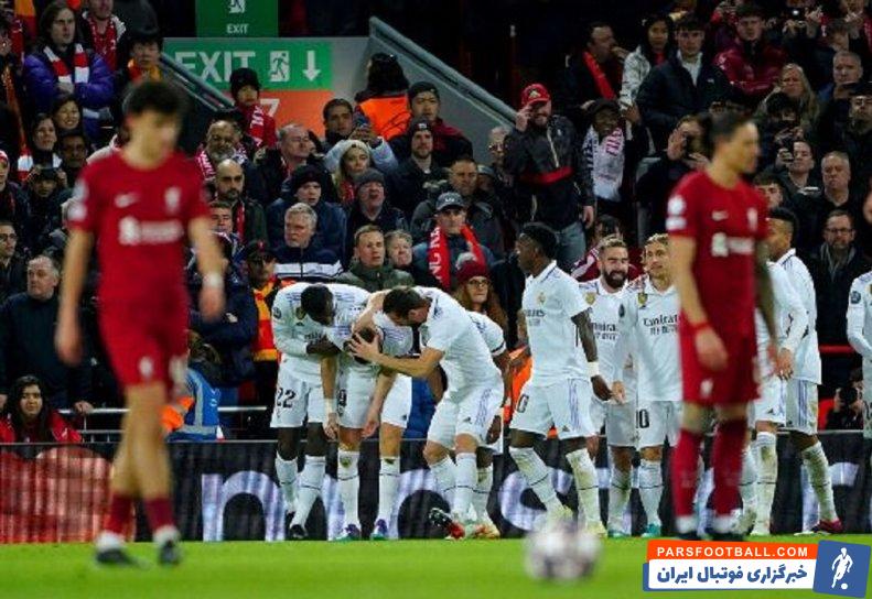 لیورپول ؛ رئال مادرید تنها تیم با ثبت برد در سال 2023 برابر لیورپول در انفیلد