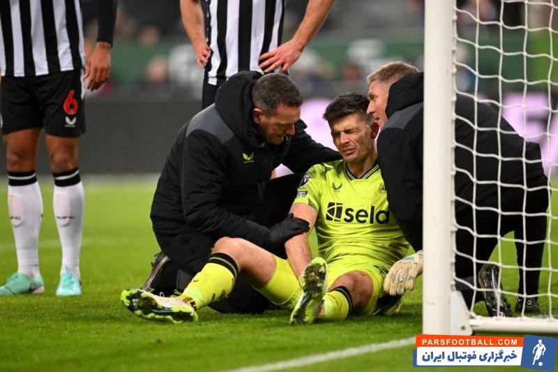 نیوکسل ؛ مصدومیت نیک پوپ در دیدار نیوکسل برابر منچستریونایتد