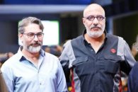 محمود خوردبین با امیر جعفری بازیگر سینما دیدار کرد