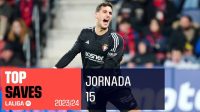 لالیگا ؛ برترین سیو های گلر ها در هفته پانزدهم لالیگا فصل 2023/2024