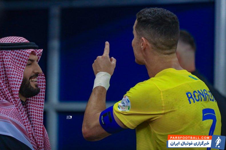 رونالدو ؛ جدال لفظی رونالدو با فهد بن نافل، رئیس باشگاه الهلال