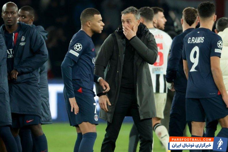 انریکه سرمربی پاری سن ژرمن : امباپه باید در کار های دفاعی شرکت کند