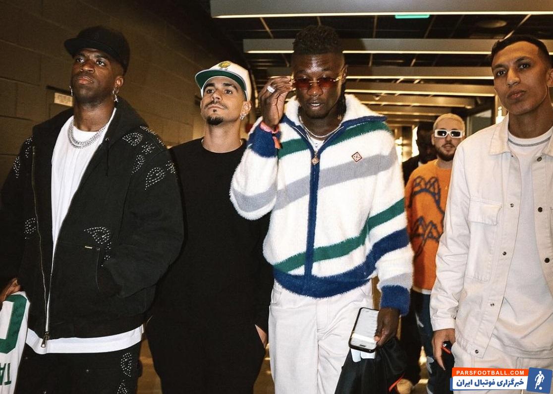 وینیسیوس ؛ تمرین وینیسیوس جونیور و کاماوینگا در کمپ لس آنجلس گلکسی