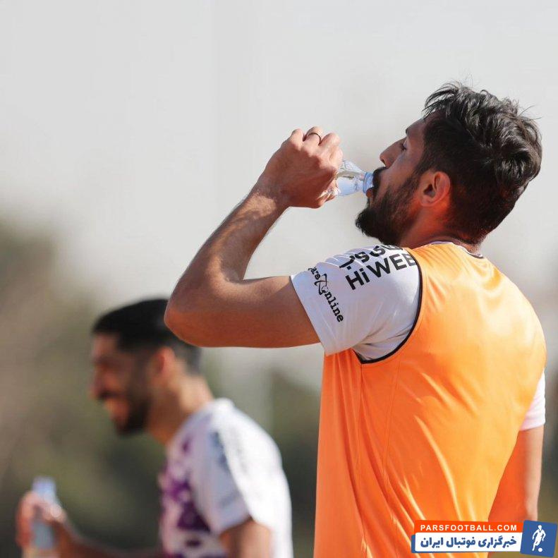 هوادار ؛ تمرین بازیکنان هوادار قبل از دیدار برابر پرسپولیس 