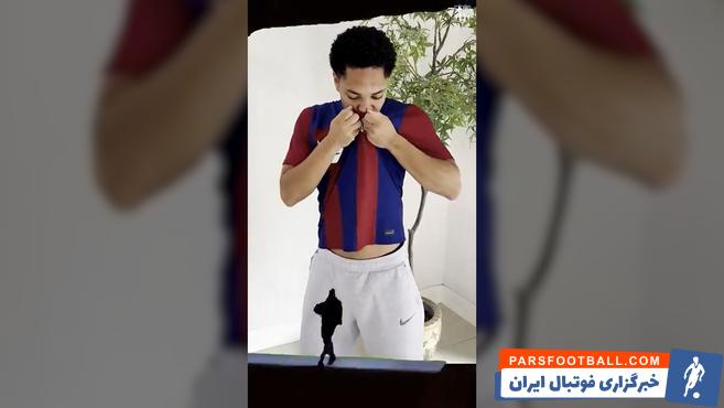 بارسلونا ؛ ویتور روکه در پیراهن بارسلونا کریسمس را جشن گرفت
