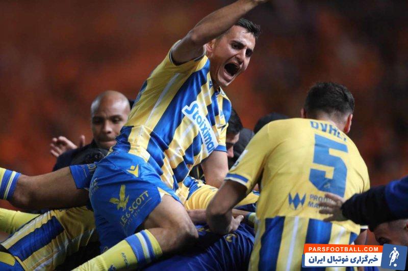 آپوئل ؛ ساپینتو از جایگاه ویژه شاهد پیروزی آپوئل برابر اومونیا