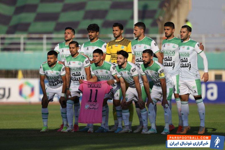 حسینی ؛ نمایش پیراهن مرتضی تبریزی از سوی بازیکنان آلومینیوم پیش از دیدار با گل گهر