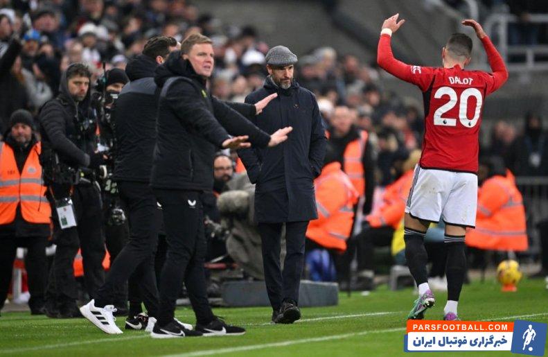 منچستریونایتد ؛ انتقاد بازیکنان یونایتد در رختکن از تن هاخ پس از باخت به نیوکسل