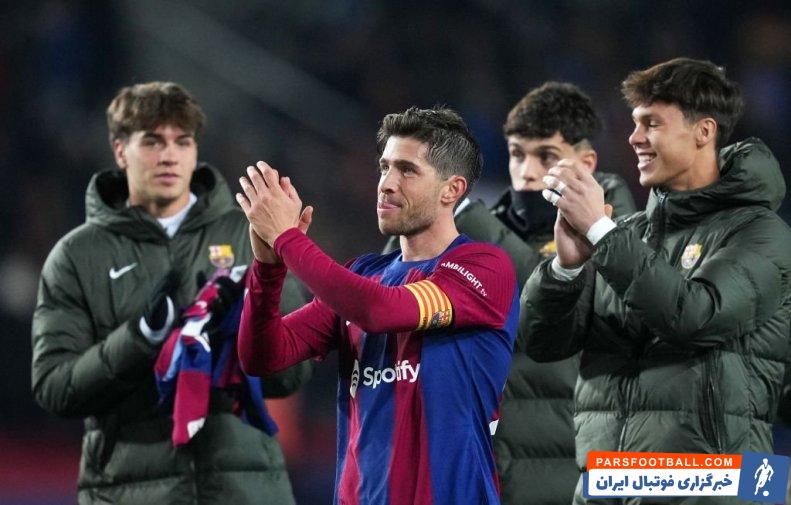 بارسلونا ؛ سرخی روبرتو، کاپیتان بارسلونا : در حال حاضر فقط به پیروزی نیاز داریم