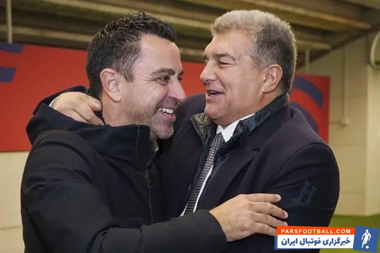 ژاوی ؛ لاپورتا : در مورد فهرست تیم پیش از بازی با آنتورب با ژاوی همفکری کردم