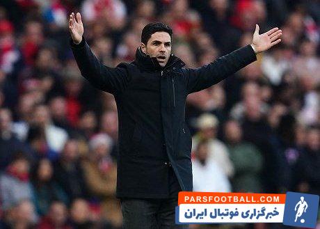 آرسنال ؛ چهارمین کارت زرد میکل آرتتا سرمربی آرسنال 