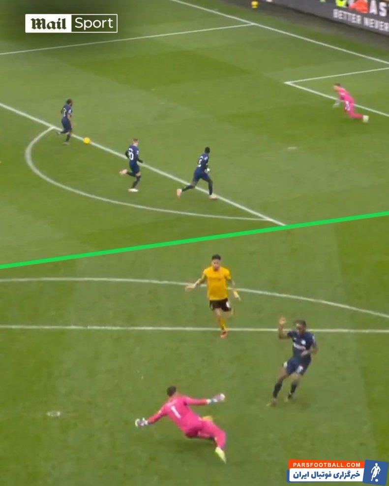 چلسی ؛ از دست رفتن موقعیت گل 3 به 1 بازیکنان چلسی برابر ولورهمپتو