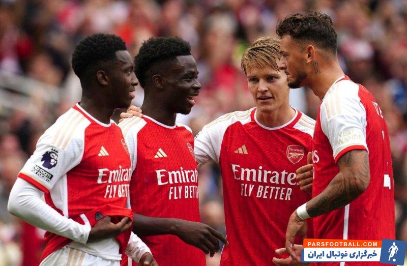 آرسنال 2-0 برایتون هفته هفدهم لیگ برتر انگلیس