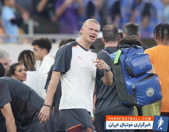 هالند ؛ عضله های پای ورزیده ارلینگ هالند ستاره منچسترسیتی