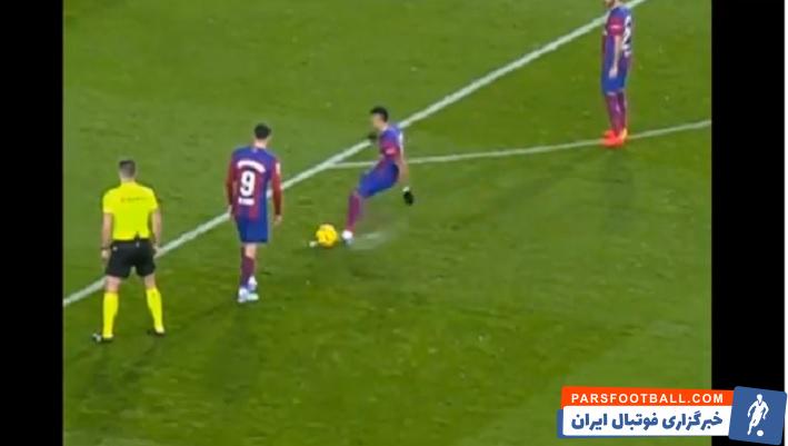 بارسلونا ؛ عصبانیت لواندوفسکی از رافینیا به خاطر زدن ضربه ایستگاهی 