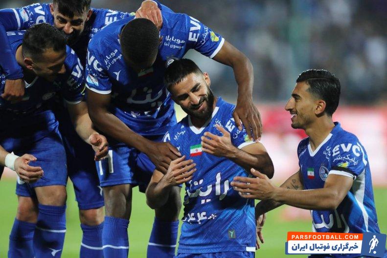 استقلال ؛ خوشحالی گل تکان دادن گهواره از سوی مهرداد محمدی برابر نساجی