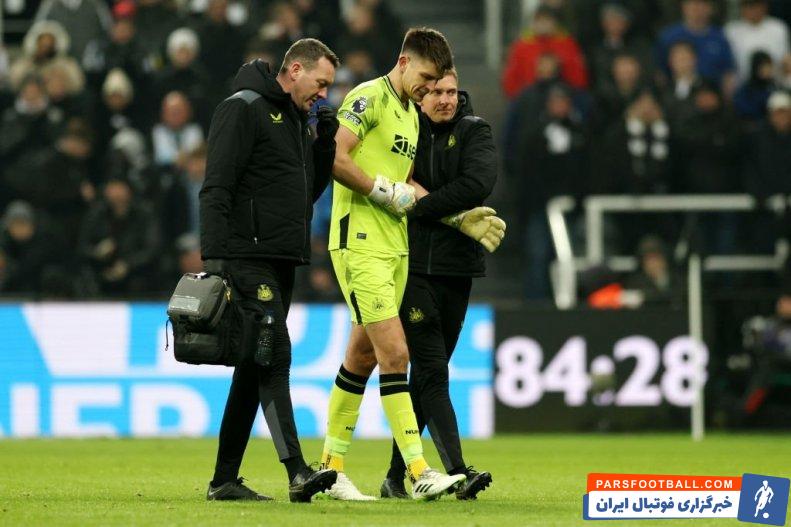 نیوکسل ؛ مصدومیت نیک پوپ در دیدار نیوکسل برابر منچستریونایتد